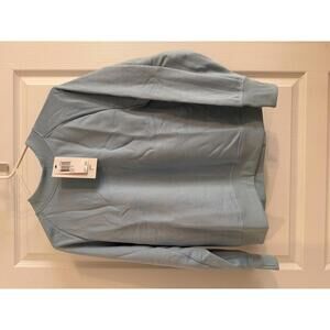 Workshop Women's Light Blue Modal Pullover Sweatshirt Size Small